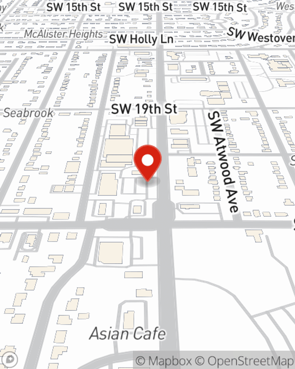Map showing State Farm Agent Julie Fischer's office at 2023 SW Gage Blvd, Topeka, KS