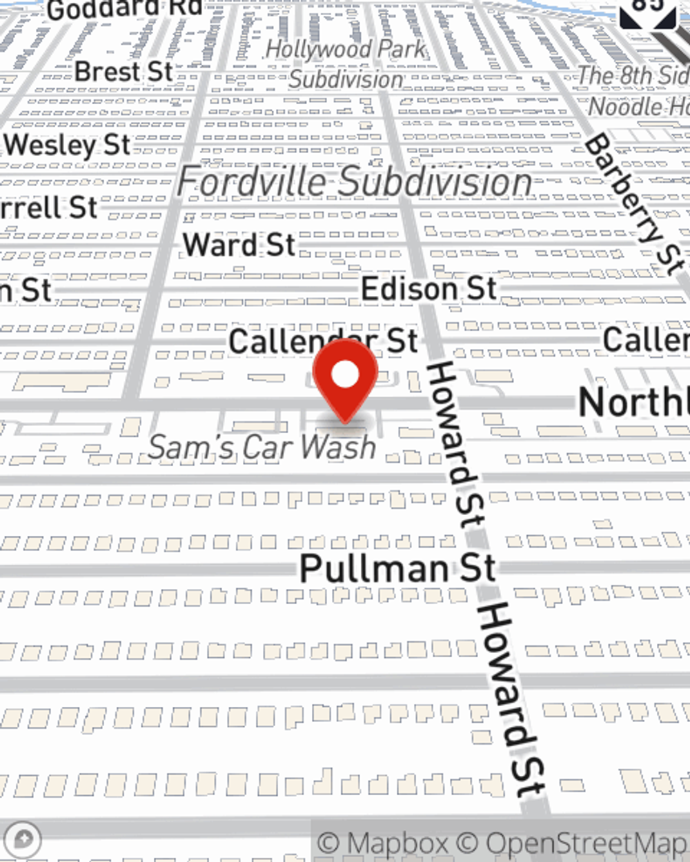 Map showing State Farm Agent Bryan Kozlowski's office at 13245 Northline, Southgate, MI