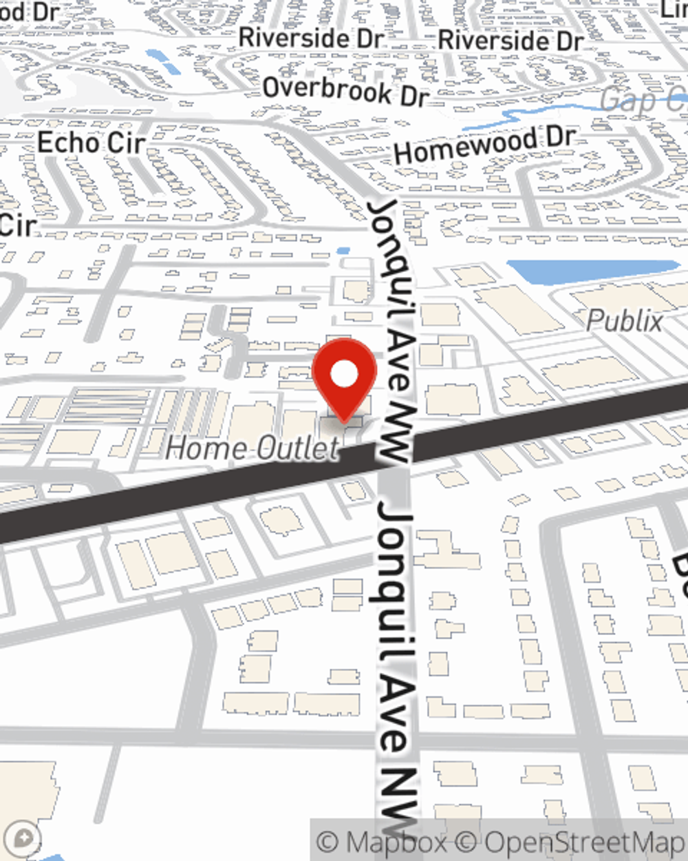 Map showing State Farm Agent Brandon Lewis's office at 501 Mary Esther Cutoff NW, Suite 1, Ft. Walton Beach, FL