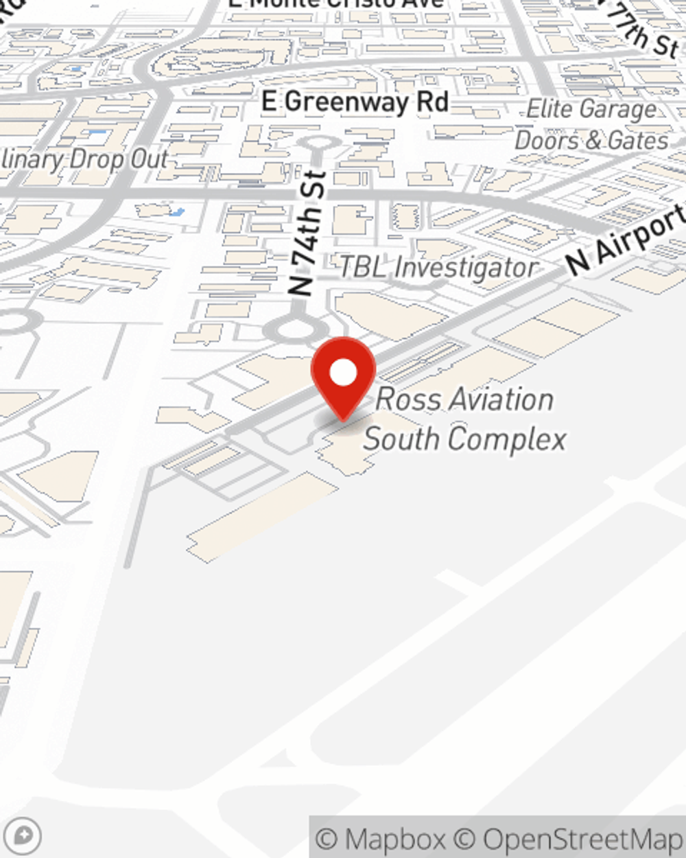 Map showing State Farm Agent Mike Bengson's office at 15444 N Greenway Hayden Loop Suite, Scottsdale, AZ