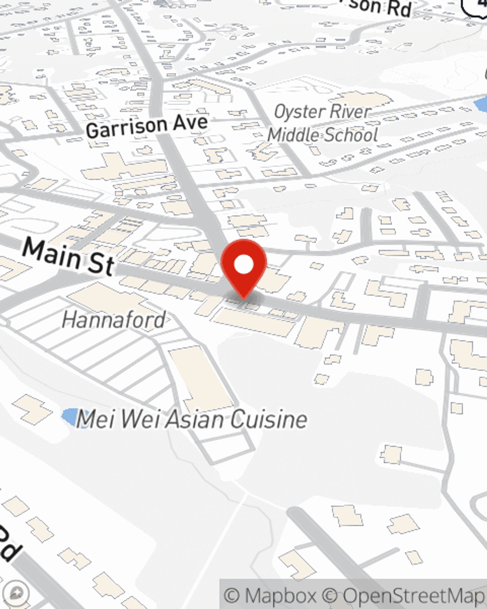Map showing State Farm Agent Kyle Woodruff's office at 23 Main Street, Durham, NH