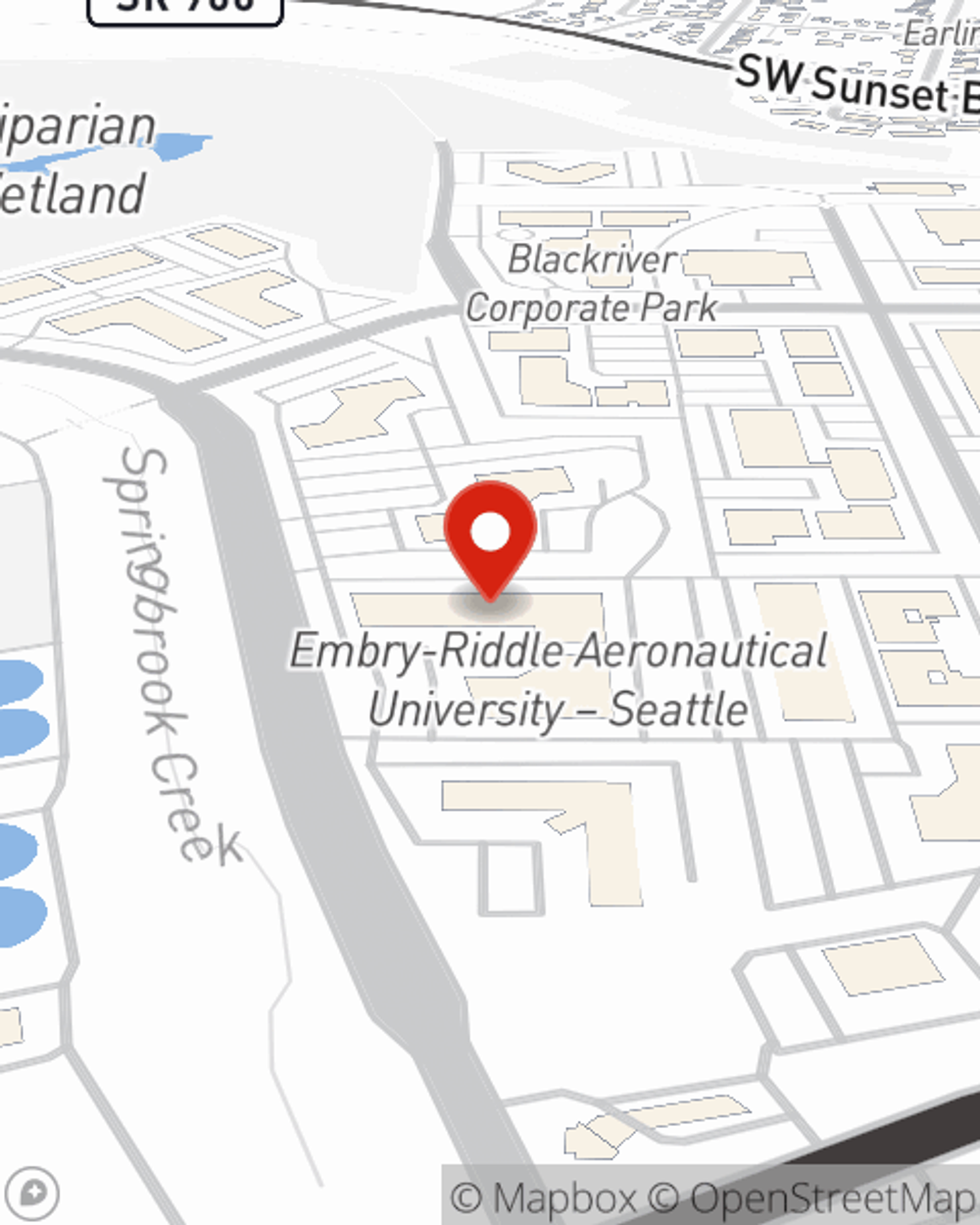 Map showing State Farm Agent Ruolin Su's office at 1000 Oakesdale Avenue SW Suite 150, Renton, WA