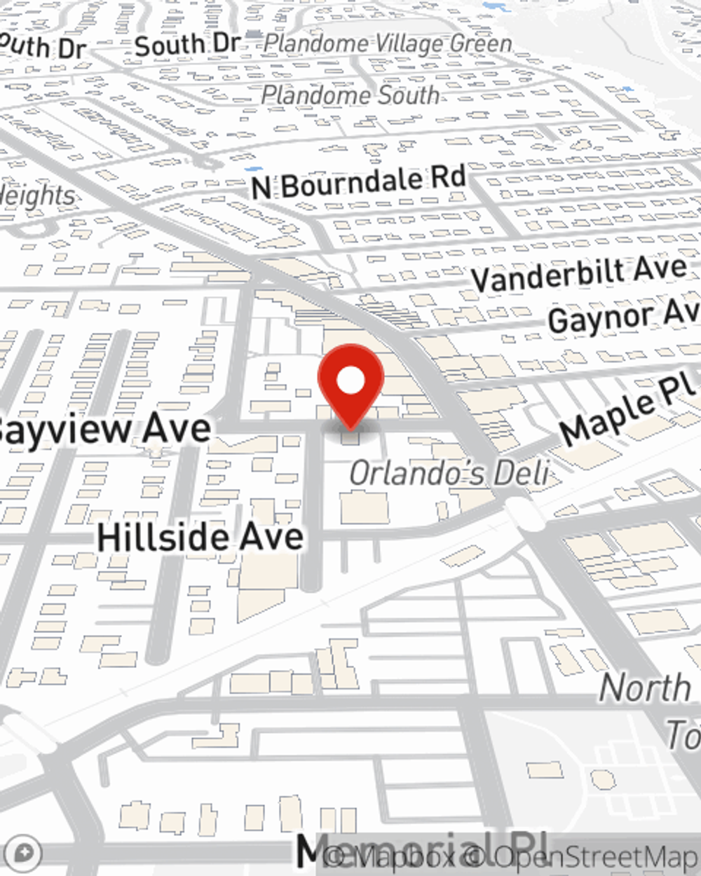 Map showing State Farm Agent Garnet Ardila's office at 22 BAYVIEW AVE, MANHASSET, NY