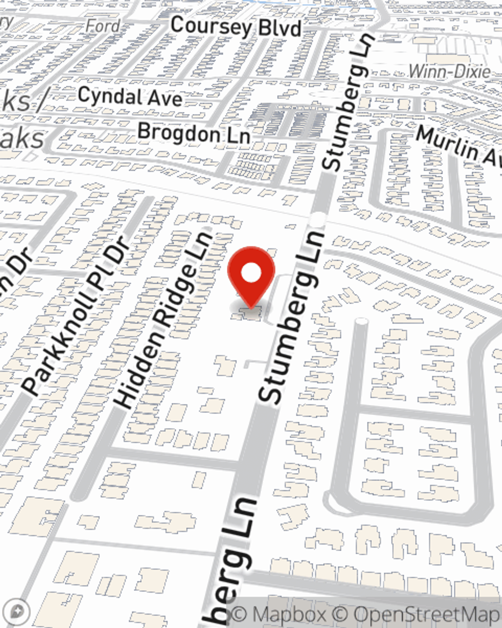 Map showing State Farm Agent Greg Archer's office at 5606 Stumberg Ln, Baton Rouge, LA