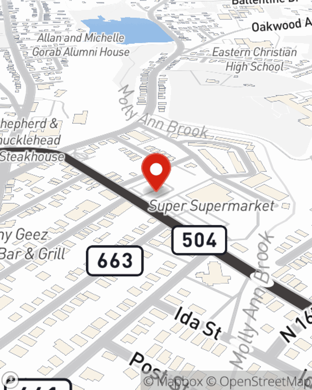 Map showing State Farm Agent Jerry Traille's office at 428 Haledon Ave, Suite A, Haledon, NJ