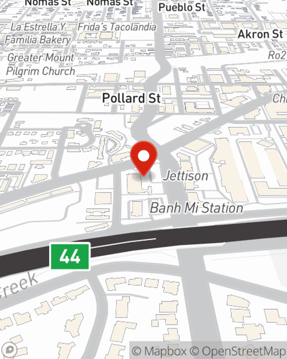 Map showing State Farm Agent Luis Rivera's office at 1881 Sylvan Ave Ste 100, Dallas, TX