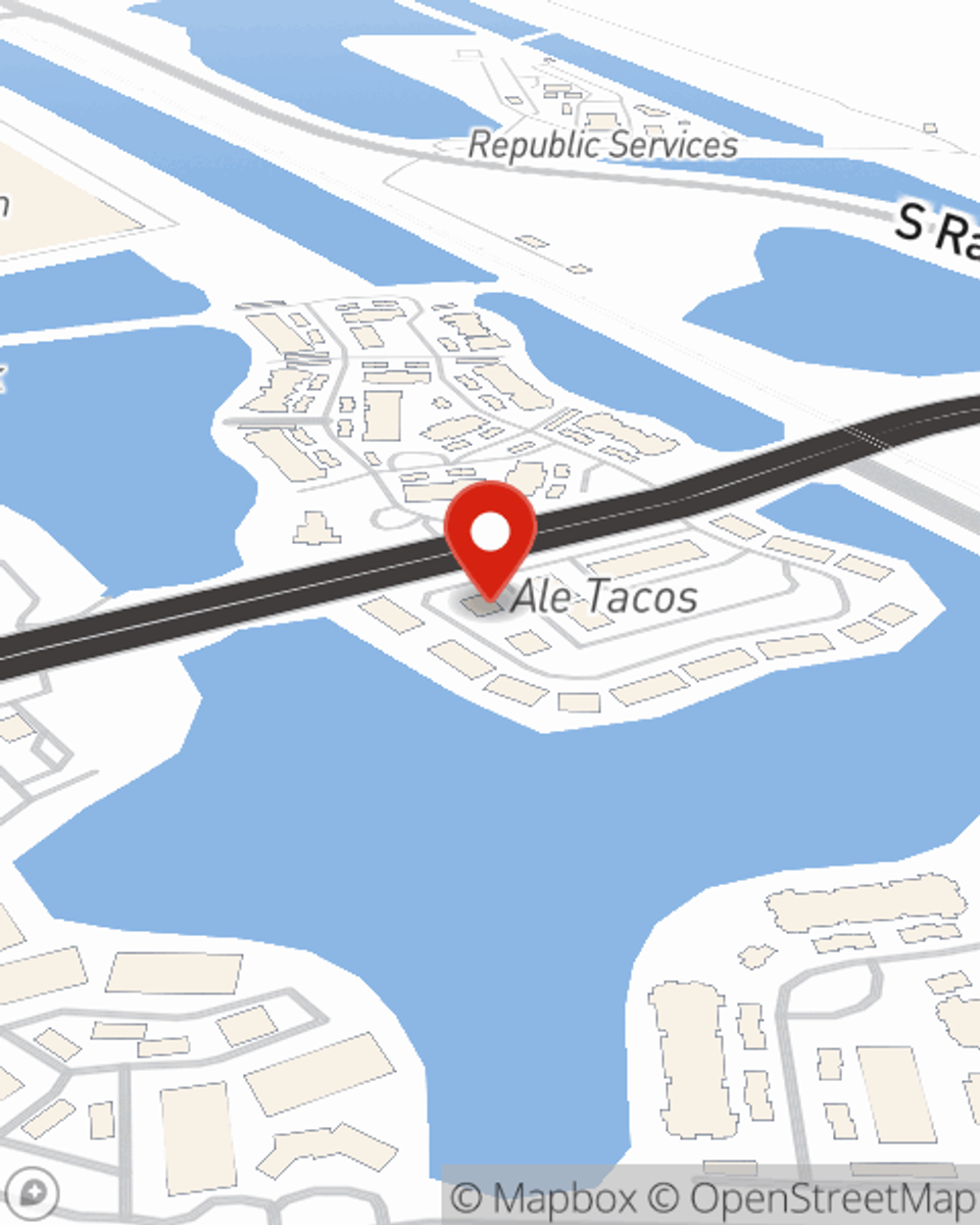 Map showing State Farm Agent Fabio Fernandez's office at 870 Hebron Pkwy Ste #703, Lewisville, TX