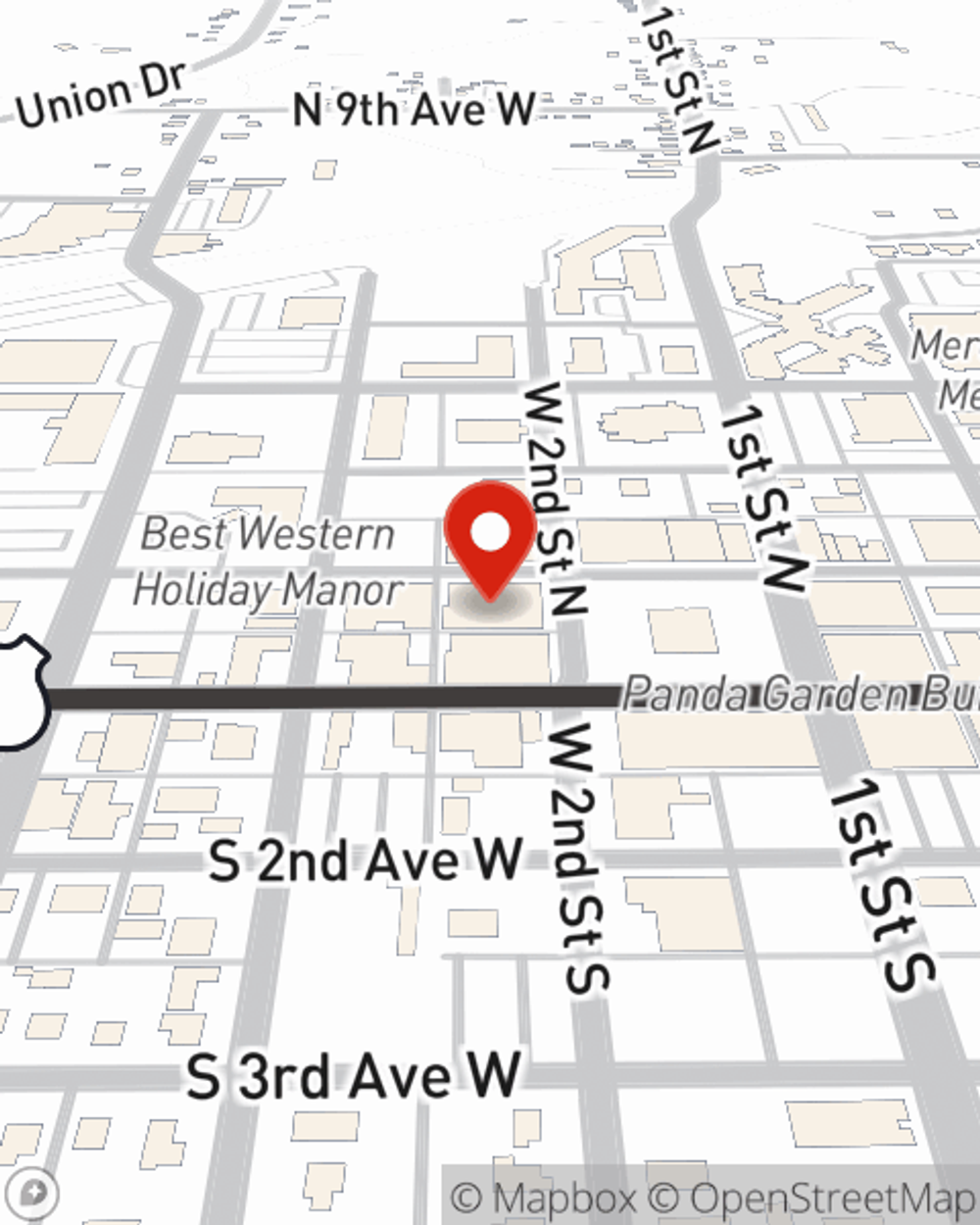 Map showing State Farm Agent Dean Reed's office at 115 W 2nd St N, Newton, IA