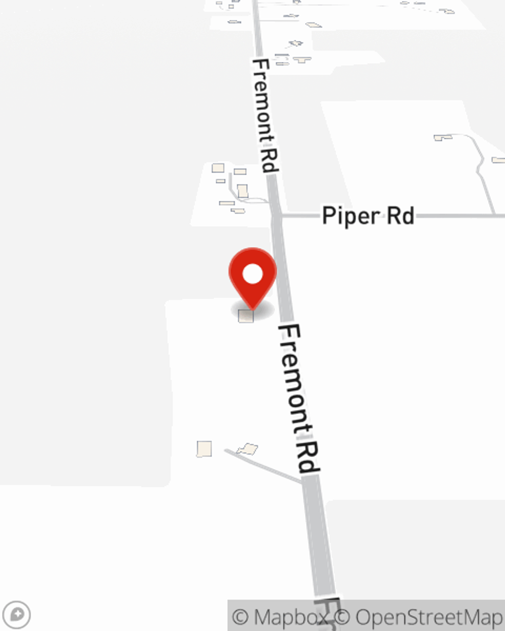 Map showing State Farm Agent Jennifer Visser's office at N755 Fremont Road, Whitewater, WI