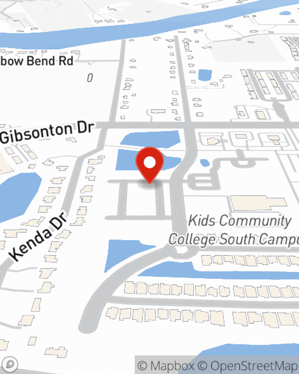 Map showing State Farm Agent Dave Snell's office at 10835 Park Drive, Riverview, FL