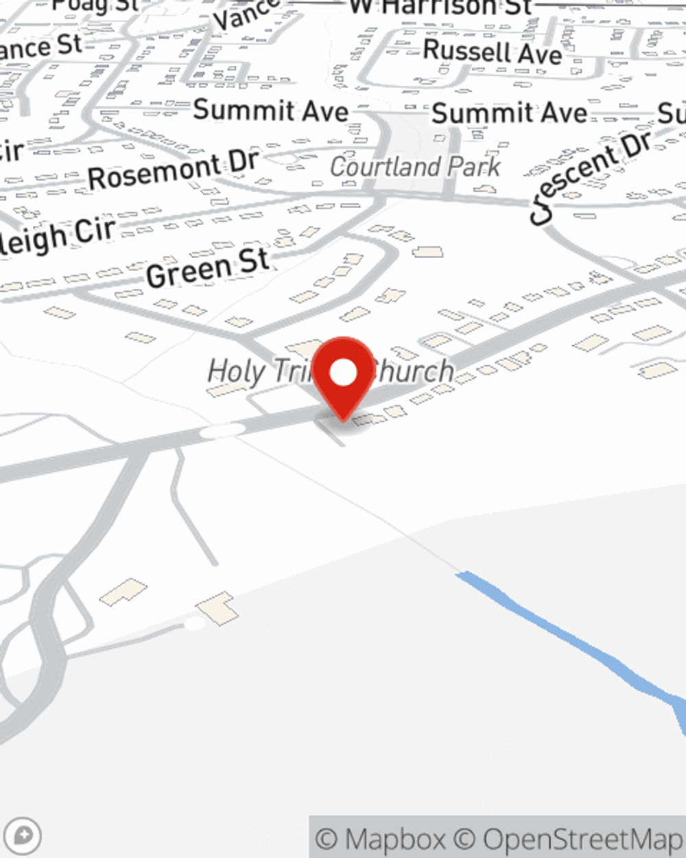 Map showing State Farm Agent Steven Dennis's office at 1441 Richardson Dr, Reidsville, NC