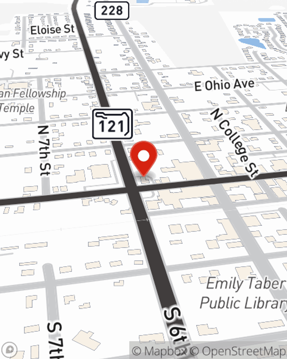 Map showing State Farm Agent Tish Oleksy's office at 531 S 6th Street Suite C, Macclenny, FL