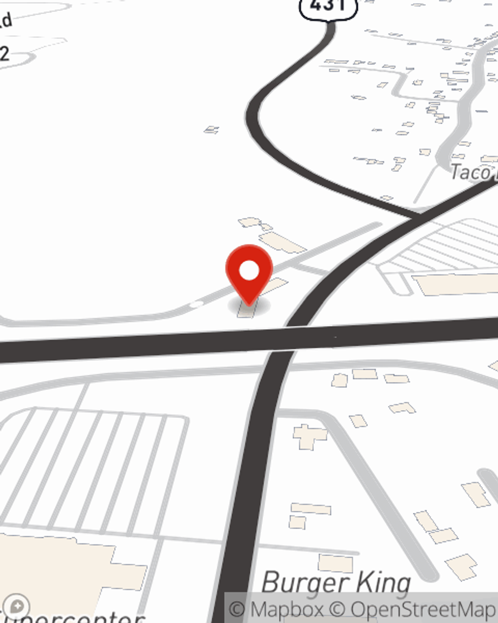 Map showing State Farm Agent Amber Griggs's office at 1603 W Everly Brothers Blvd, Central City, KY