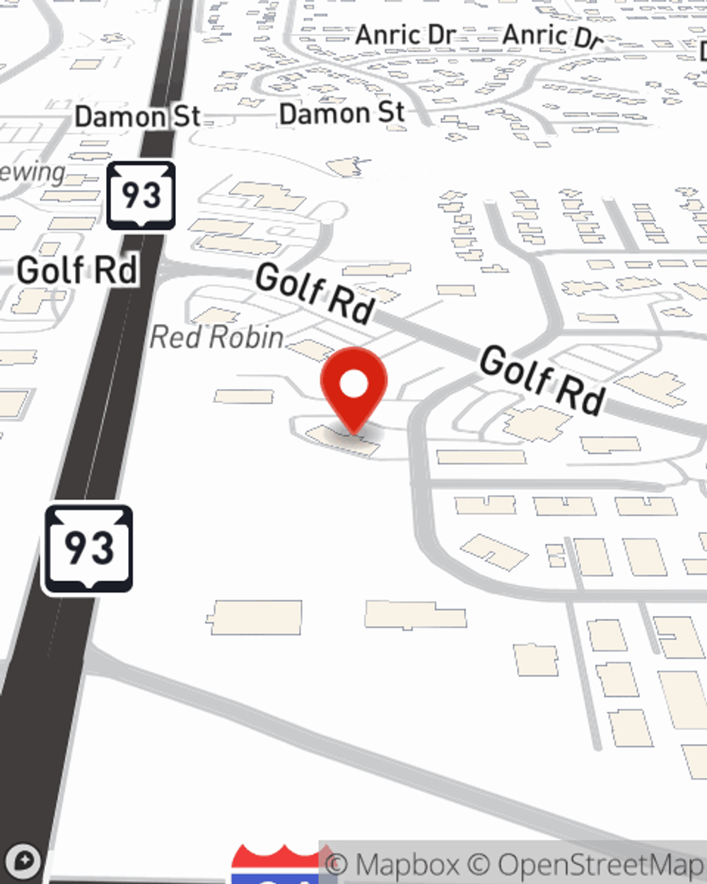 Map showing State Farm Agent Ryan Flaig's office at 4714A Commerce Valley Road, Eau Claire, WI