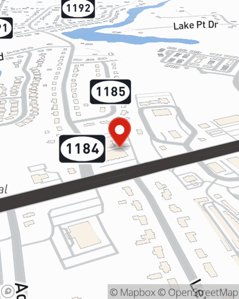 Map showing State Farm Agent Eric Bannon's office at 6372 Mechanicsville Tpke, Ste 104, Mechanicsville, VA