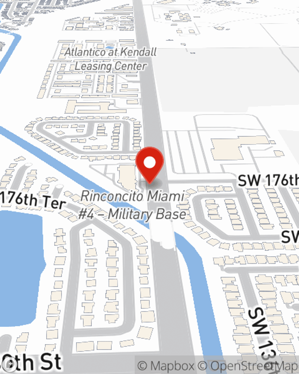 Map showing State Farm Agent Fernando R. Ruiz's office at 17592 SW 137 Avenue, Miami, FL