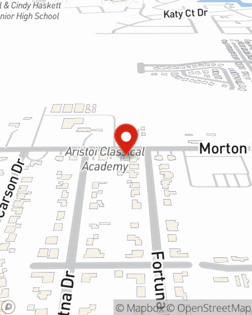 Map showing State Farm Agent Brandon Thompson's office at 5507 Morton Road, Suite 101, Katy, TX