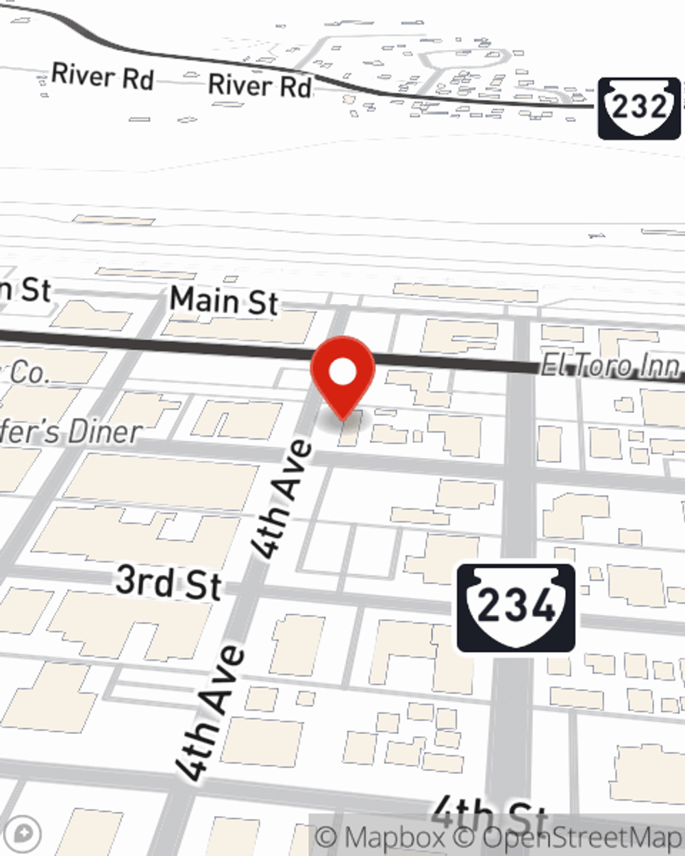 Map showing State Farm Agent Brady Yoder's office at 145 4th Avenue Suite 4, Havre, MT