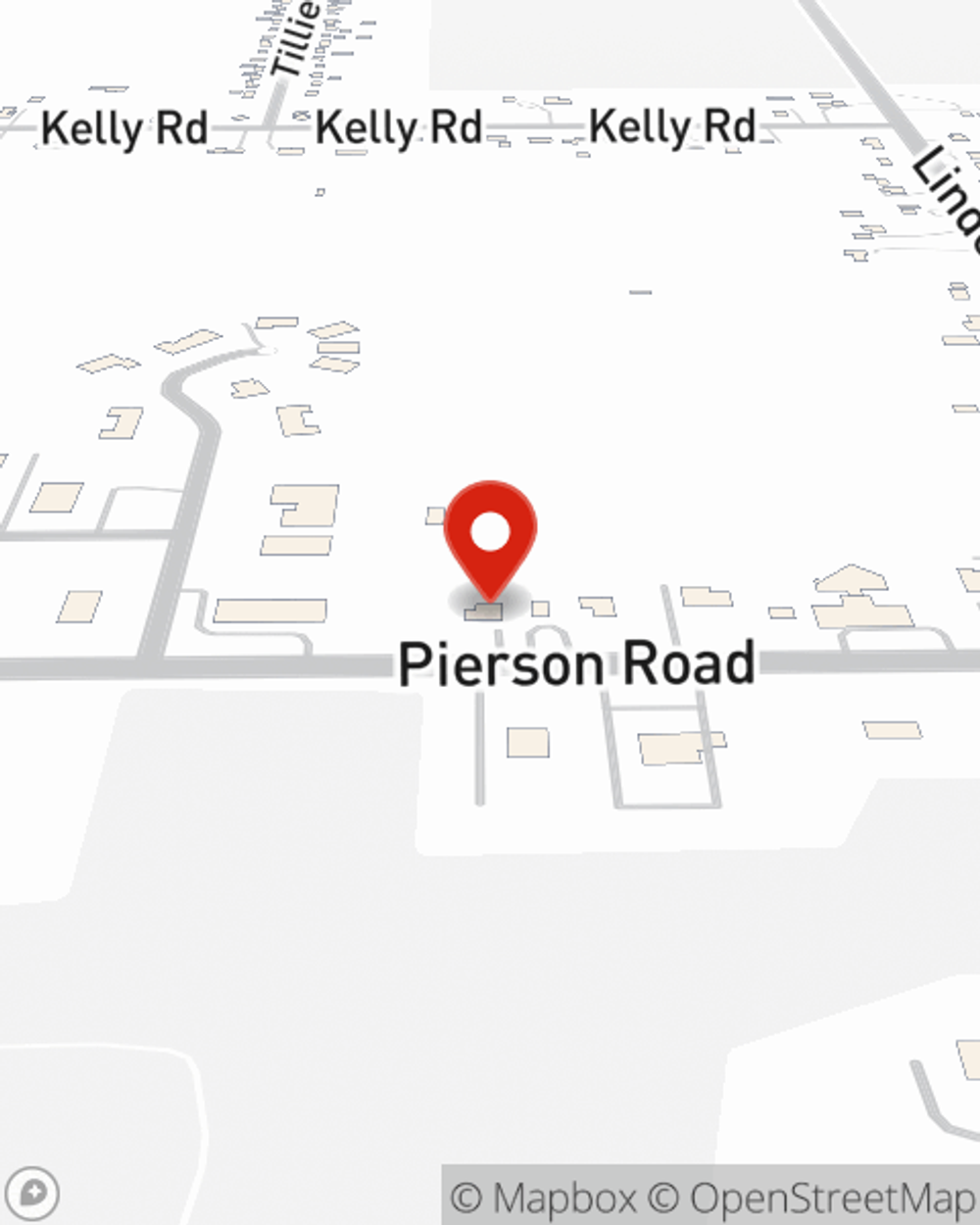 Map showing State Farm Agent Ron Gillum  Jr's office at 5112 Pierson Rd, Flint, MI