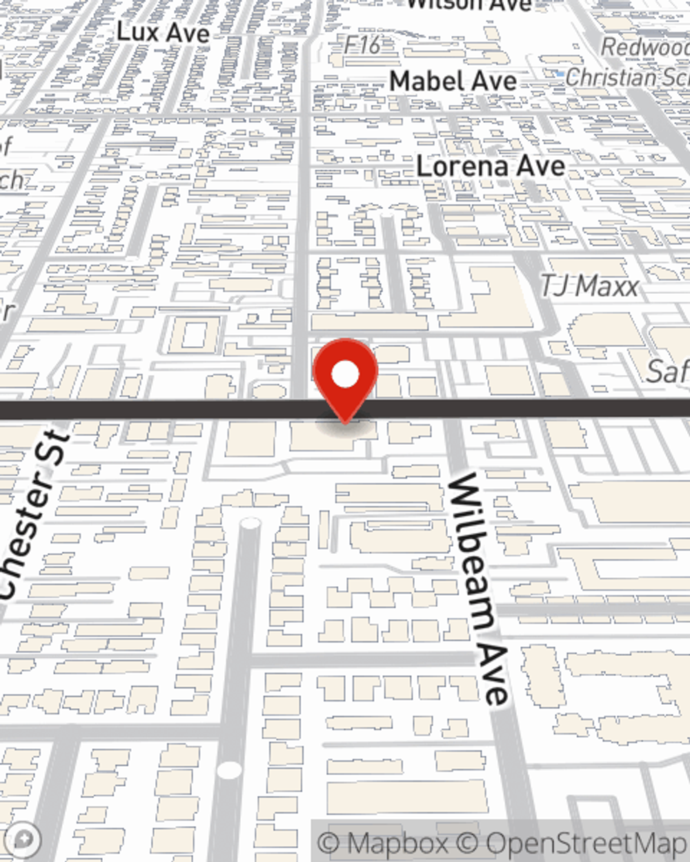 Map showing State Farm Agent Rod Villamor's office at 3325 Castro Valley Blvd, Castro Valley, CA
