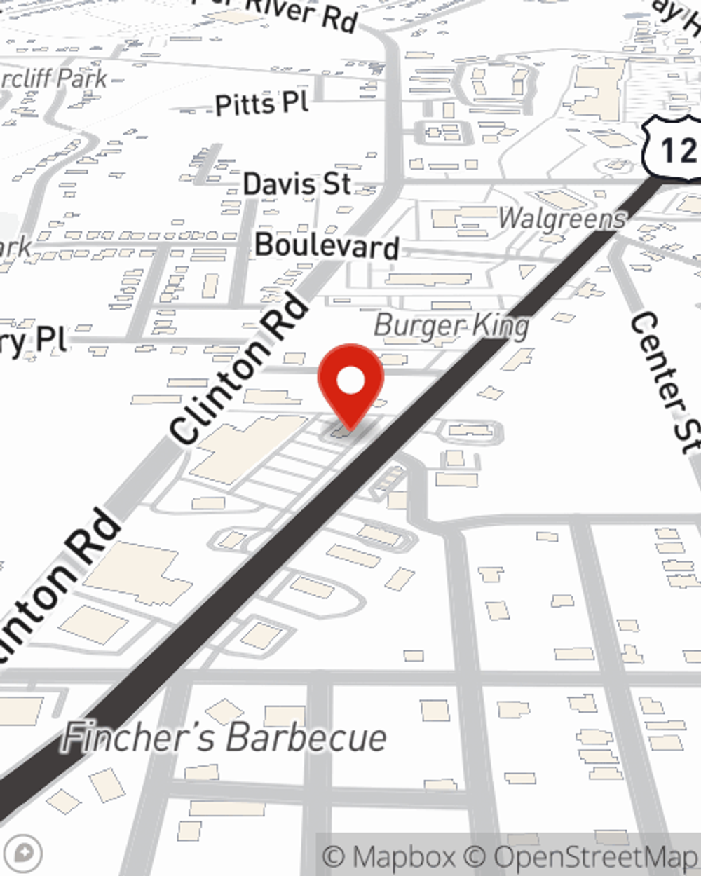 Map showing State Farm Agent Janice Roberts's office at 1062 Gray Highway, Macon, GA