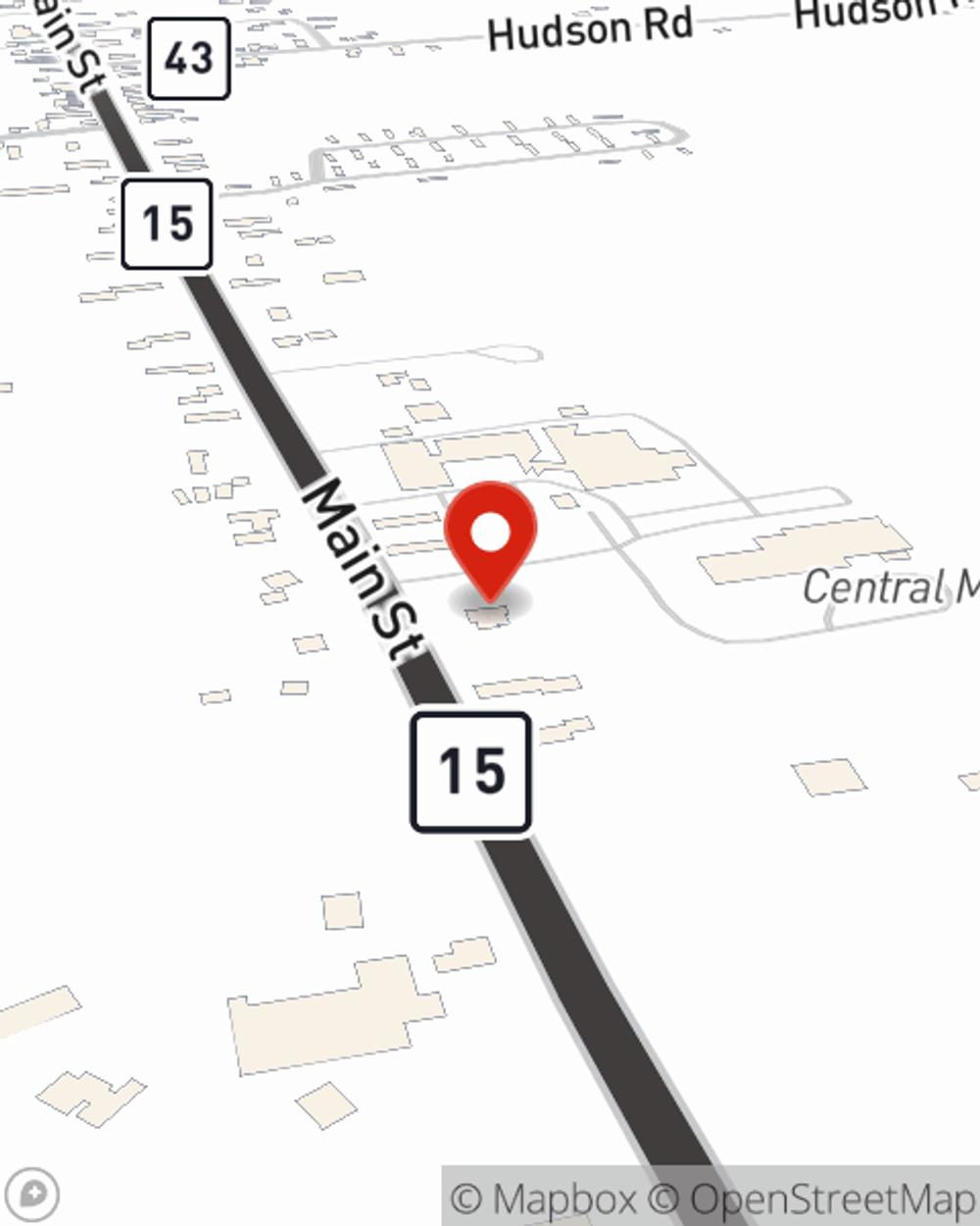 Map showing State Farm Agent Kelly Jost's office at 422 Main Street, Corinth, ME