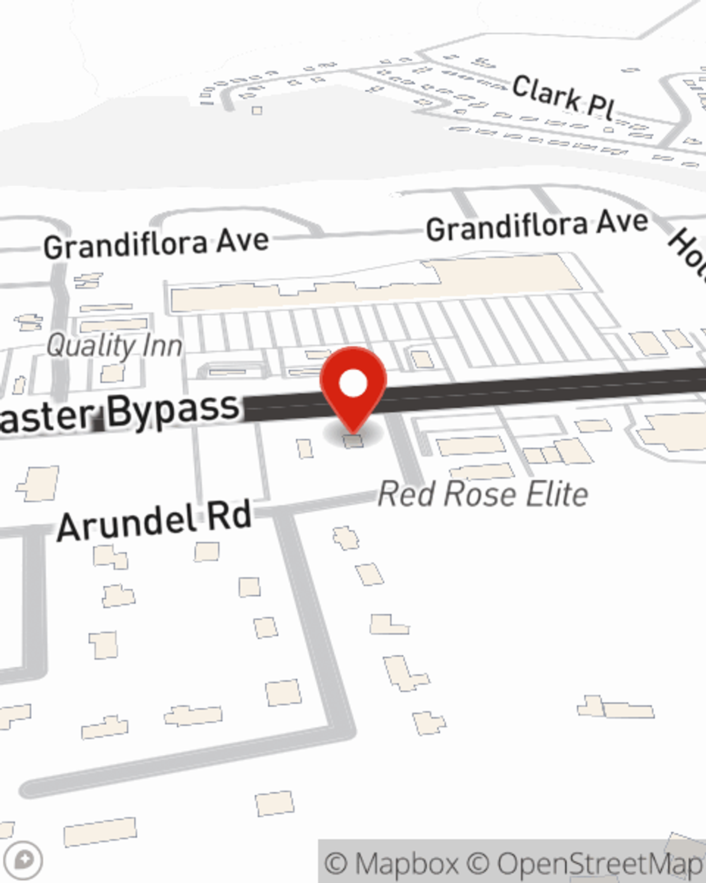 Map showing State Farm Agent Marsha Patterson's office at 750 Canterbury Drive, PO Box 1567, Lancaster, SC