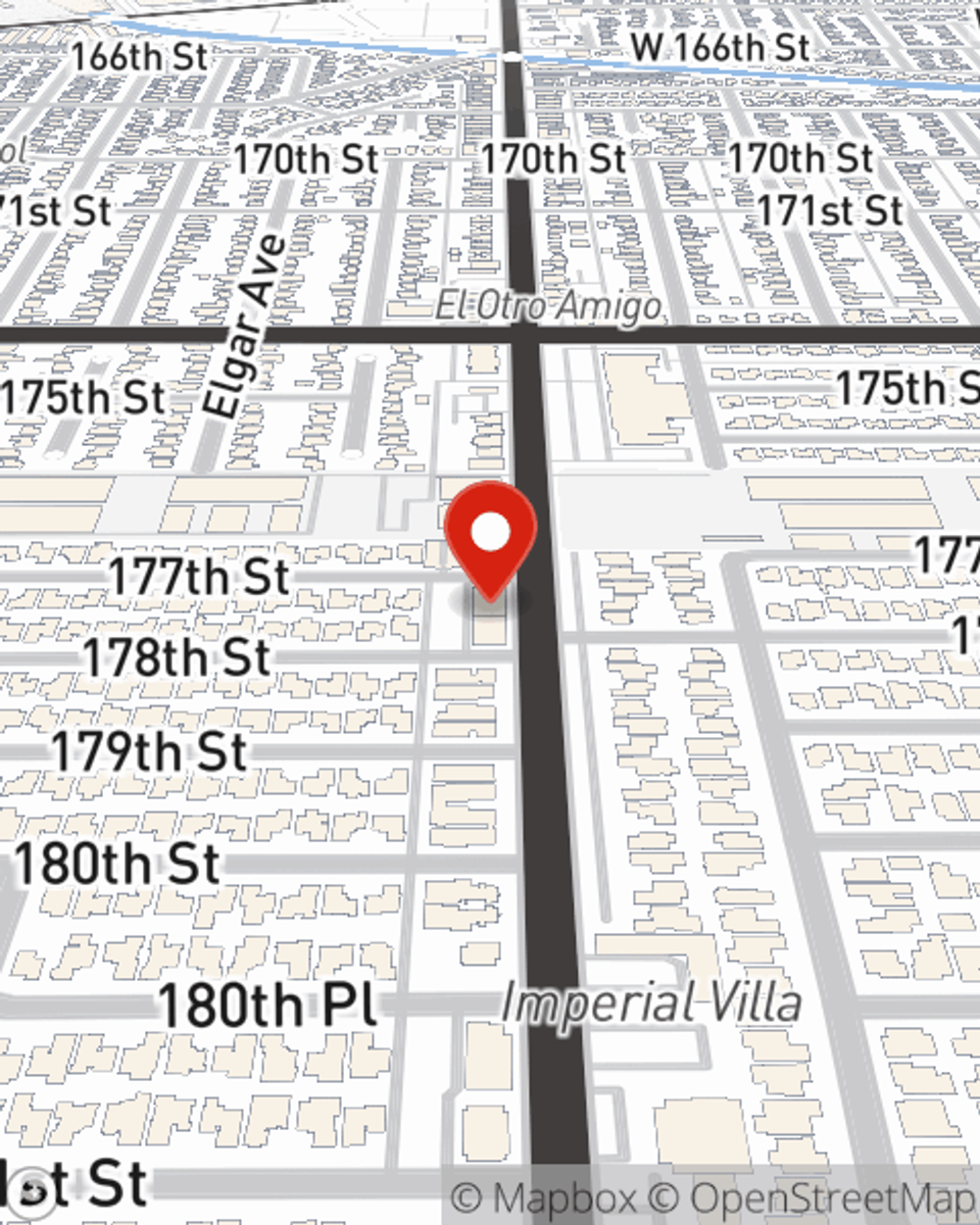 Map showing State Farm Agent Charline Espinoza's office at 1100 Pacific Coast Highway #6, Hermosa Beach, CA