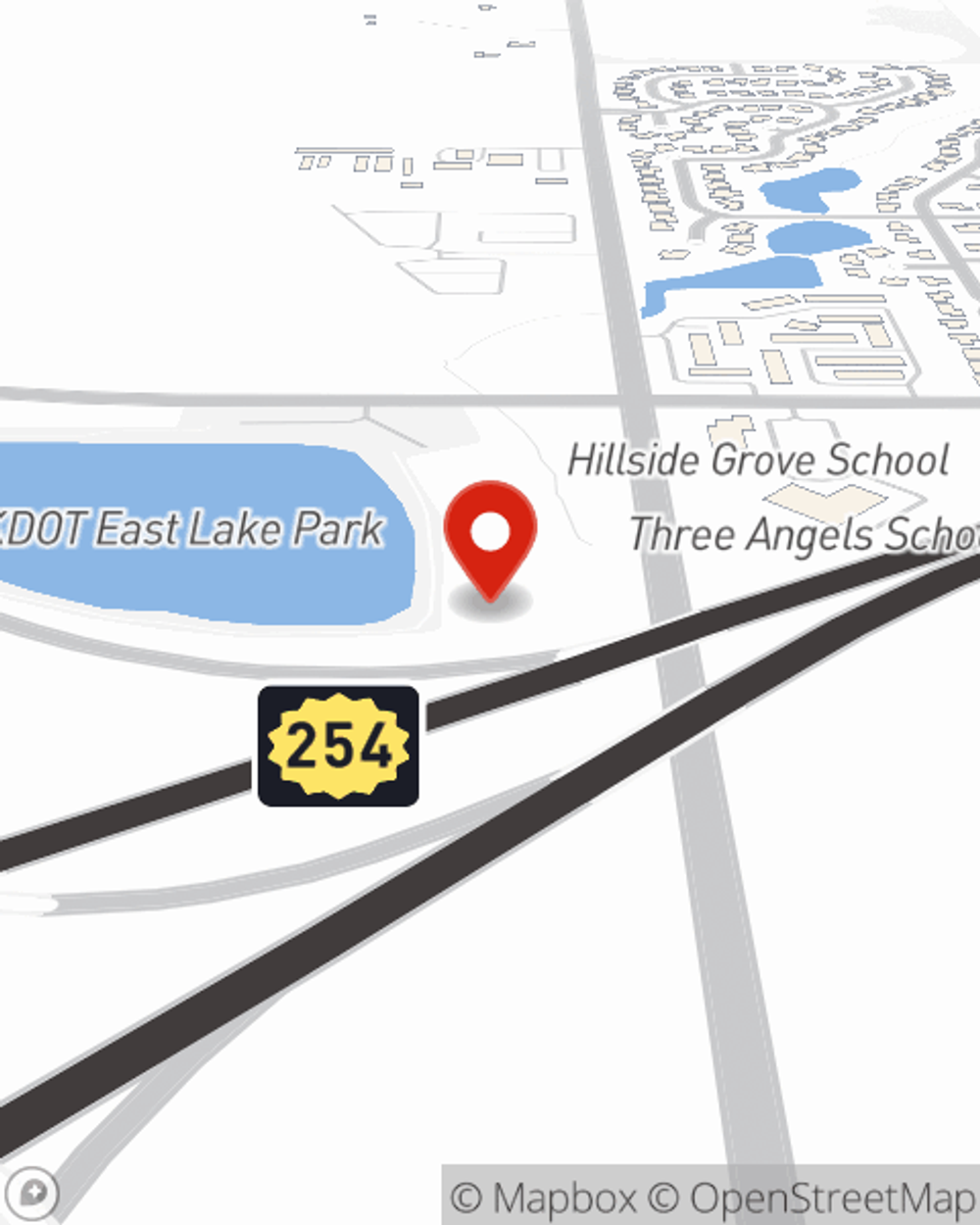 Map showing State Farm Agent Cindy Waggoner's office at 1548 E 61st Street N, Park City, KS