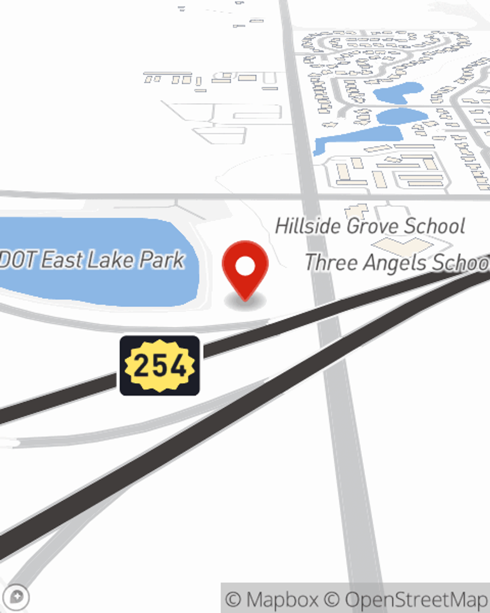 Map showing State Farm Agent Cindy Waggoner's office at 1548 E 61st Street N, Park City, KS