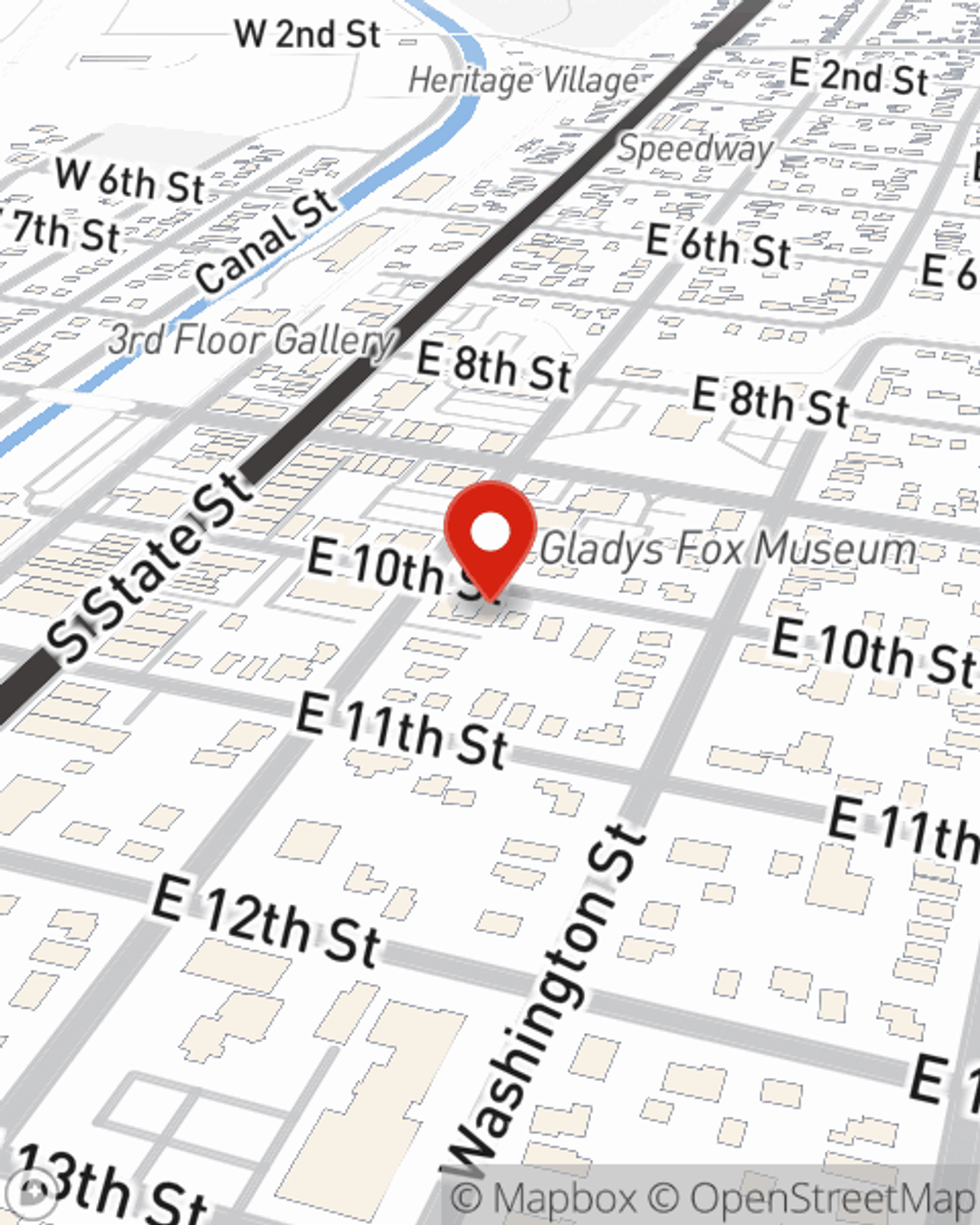 Map showing State Farm Agent Cindy Verhoek's office at 1000 S Hamilton St., Ste H, Lockport, IL