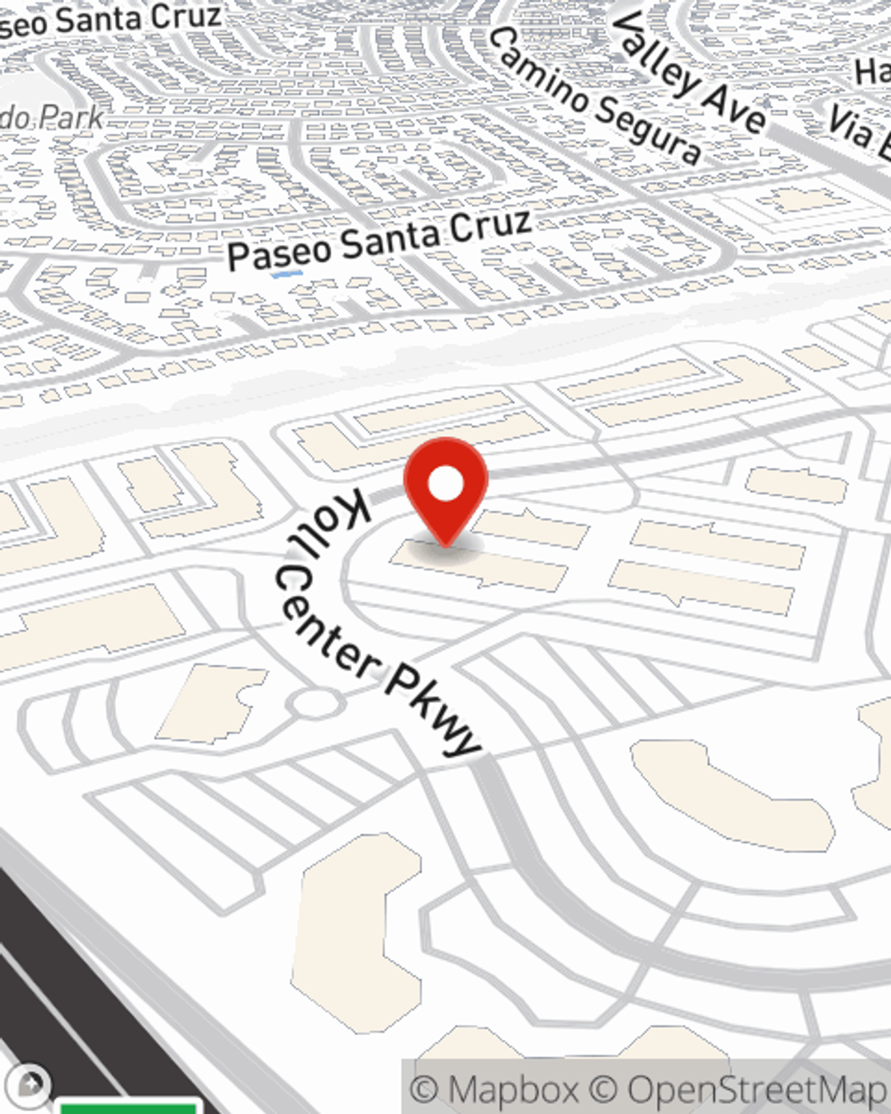 Map showing State Farm Agent Jill Cash's office at 7011 Koll Center Pkwy Suite 250 Pleasanton, CA