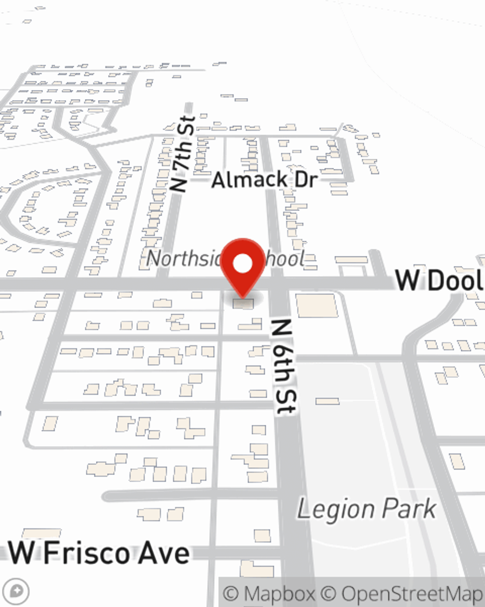 Map showing State Farm Agent Mark Estep's office at 705 W DOOLIN AVE, Blackwell, OK