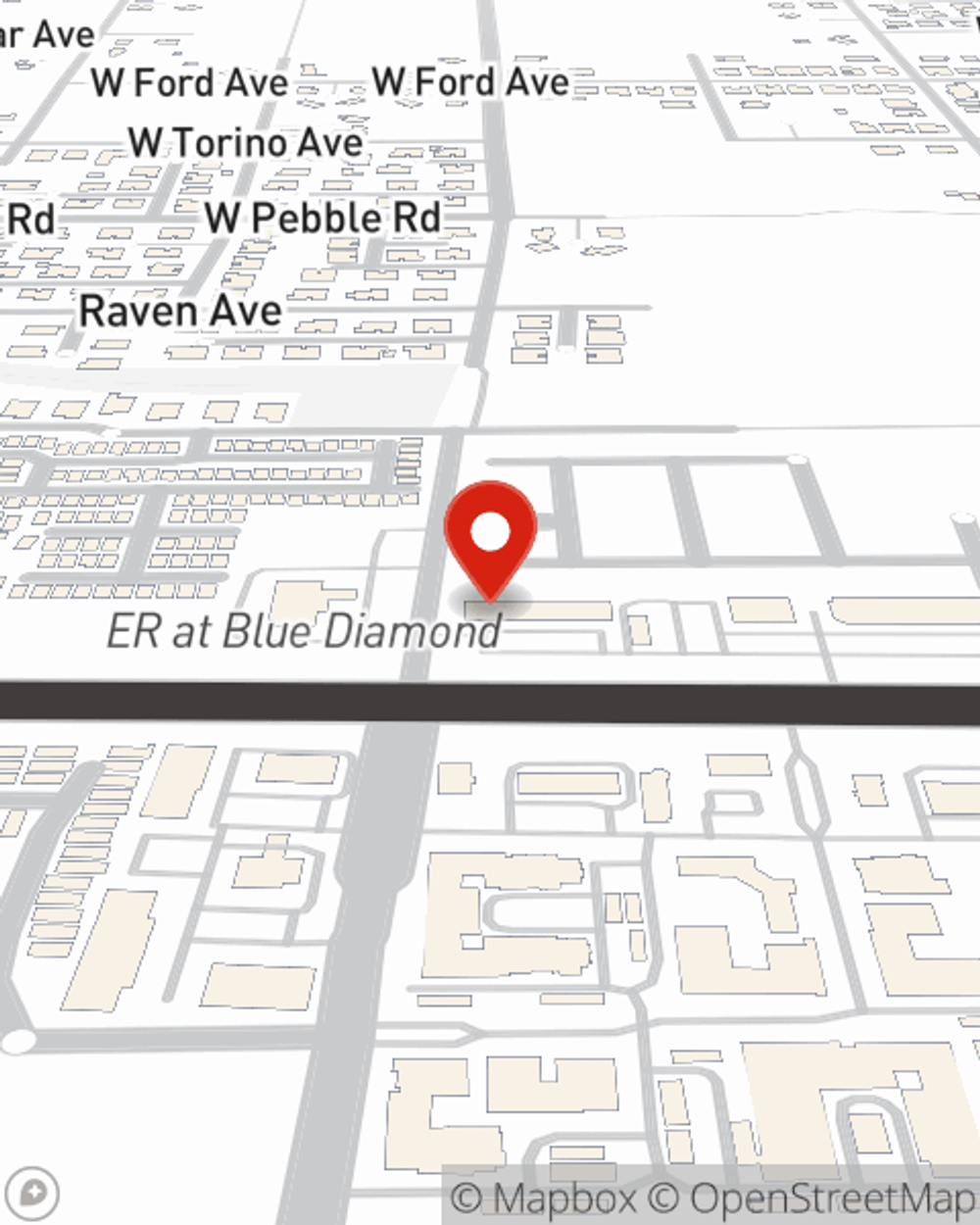 Map showing State Farm Agent Cody Clark's office at 9827 W Tropicana Avenue Suite 160, Las Vegas, NV