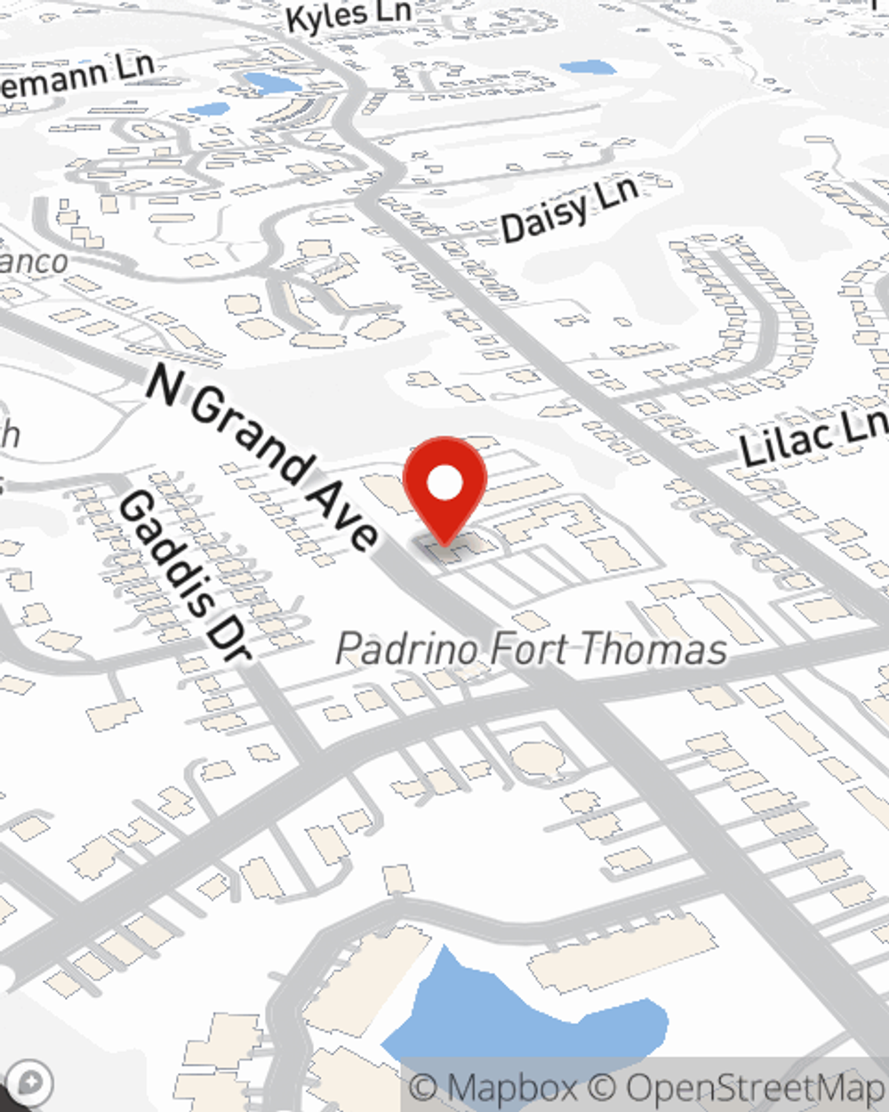 Map showing State Farm Agent Joe Dalbey's office at 20 North Grand Avenue, Suite 1, Fort Thomas, KY