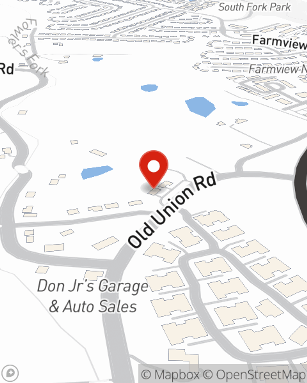 Map showing State Farm Agent Ashlee Kennedy's office at 9024 Old Union Road Union, KY