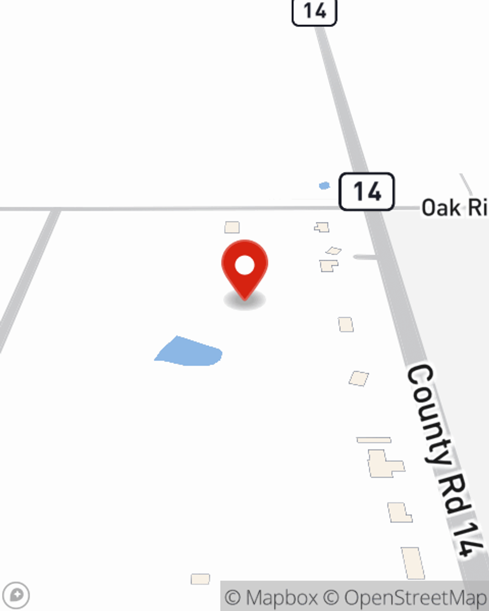 Map showing State Farm Agent Marcus Steien's office at 115 Cleveland Avenue, PO BOX 157, Karlstad, MN