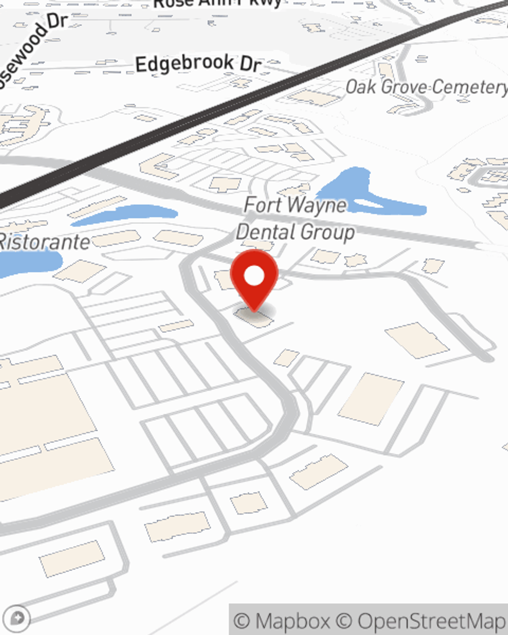 Map showing State Farm Agent LaTasha Johnson's office at 7231 W Jefferson Blvd, Fort Wayne, IN