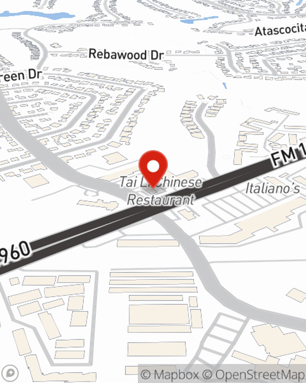 Map showing State Farm Agent Brian Richards's office at 8013 FM 1960 Road E, Humble, TX