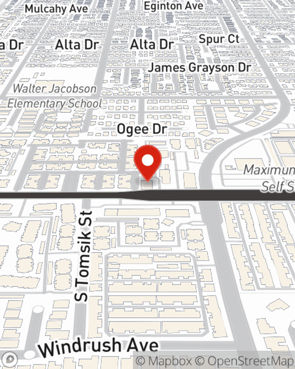 Map showing State Farm Agent Jana Barr's office at 8220 W Charleston Blvd, Las Vegas, NV