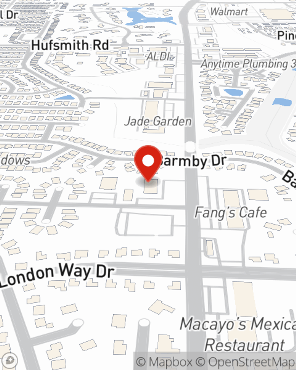 Map showing State Farm Agent Blaine Scelfo's office at 24911 Kuykendahl Rd Tomball, TX