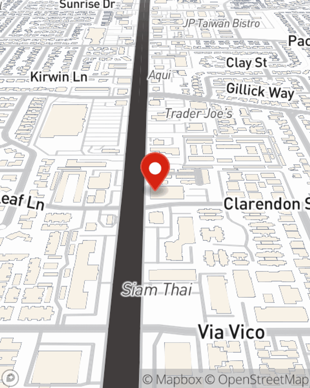 Map showing State Farm Agent Preeti Sehgal's office at 1054 S De Anza Blvd, Suite 106, San Jose, CA