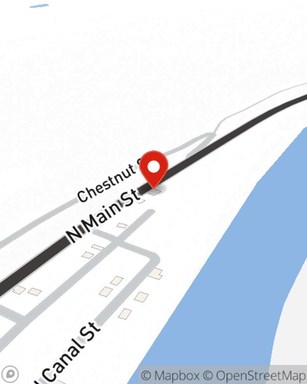 Map showing State Farm Agent Bob Thompson Jr's office at 181 N Main St, Shickshinny, PA