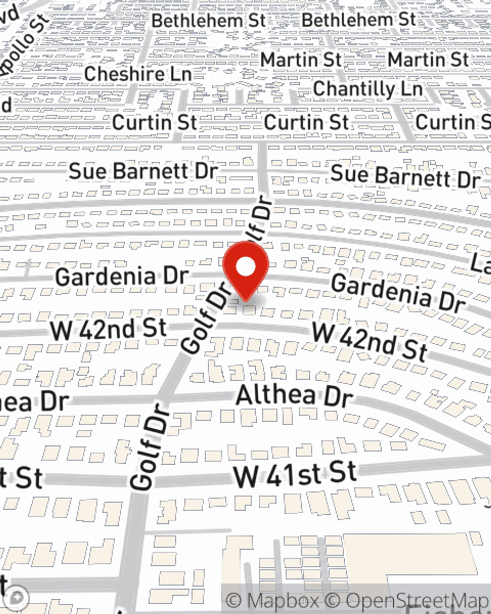 Map showing State Farm Agent Les McKinley's office at 2180 North Loop West Suite 230, Houston, TX