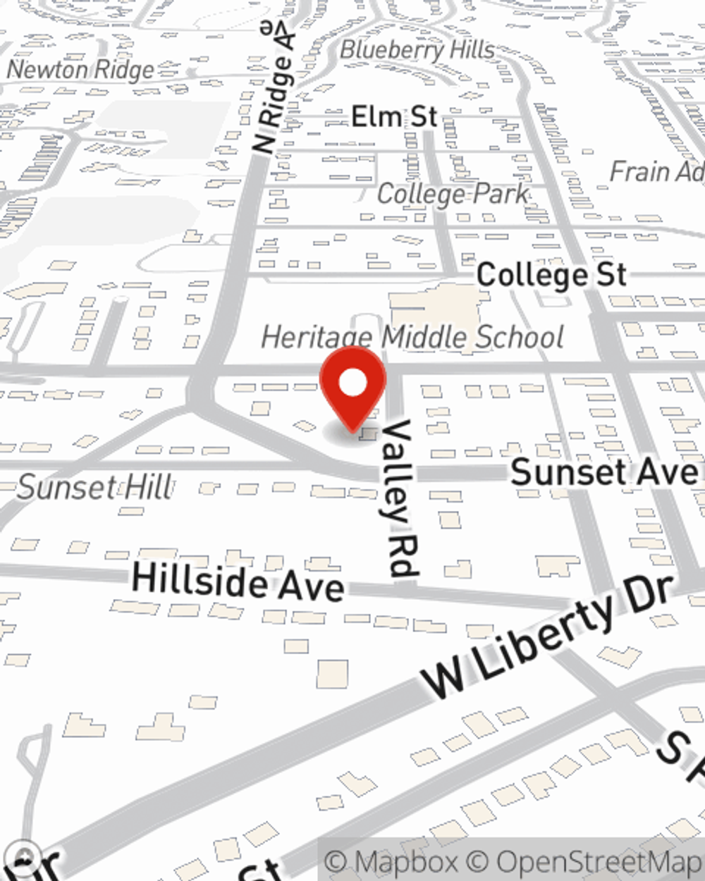 Map showing State Farm Agent Scott Davidson's office at 352 Rte 291 Liberty, MO