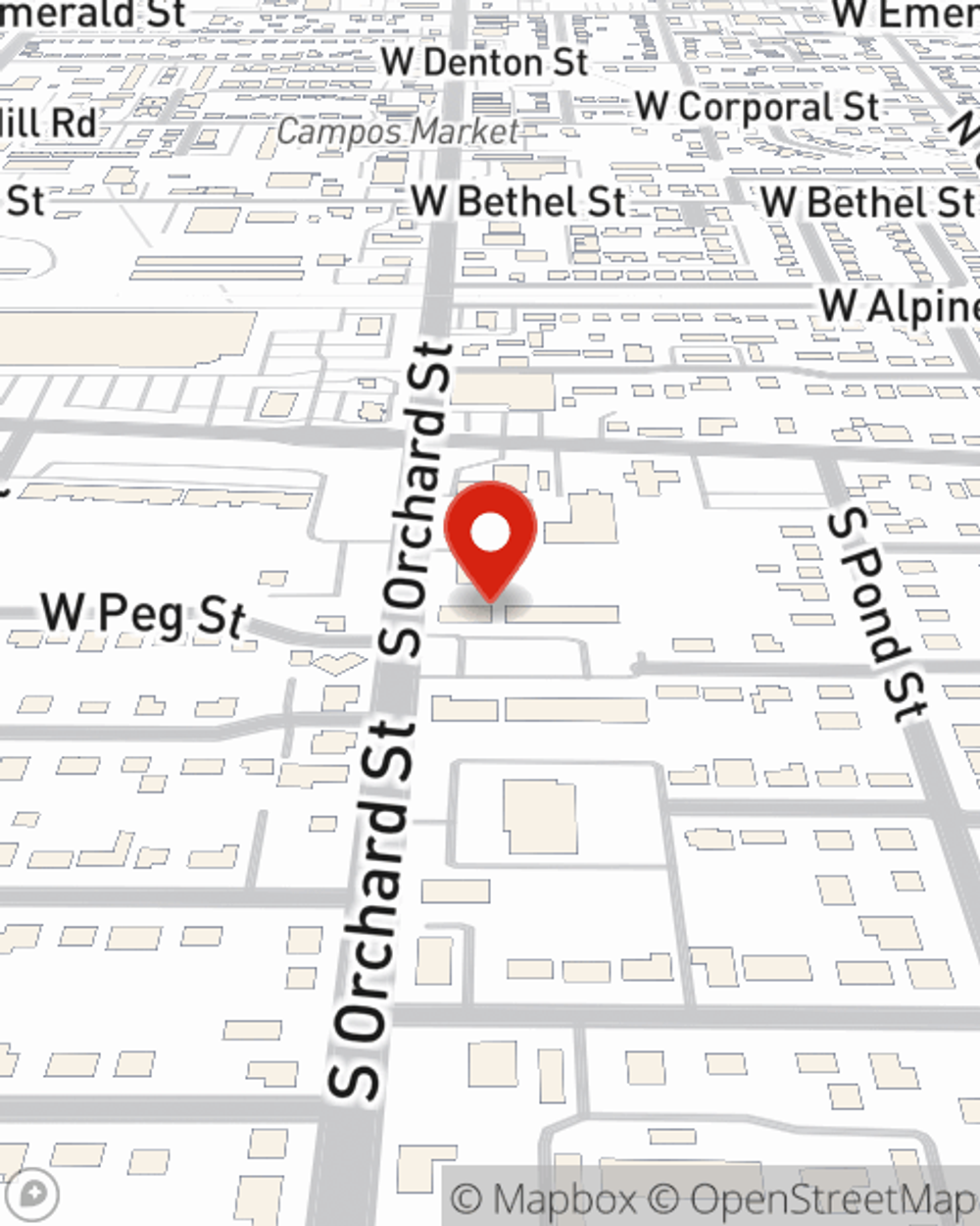 Map showing State Farm Agent Kimberly Shurtleff's office at 410 S Orchard St, Ste 268, Boise, ID