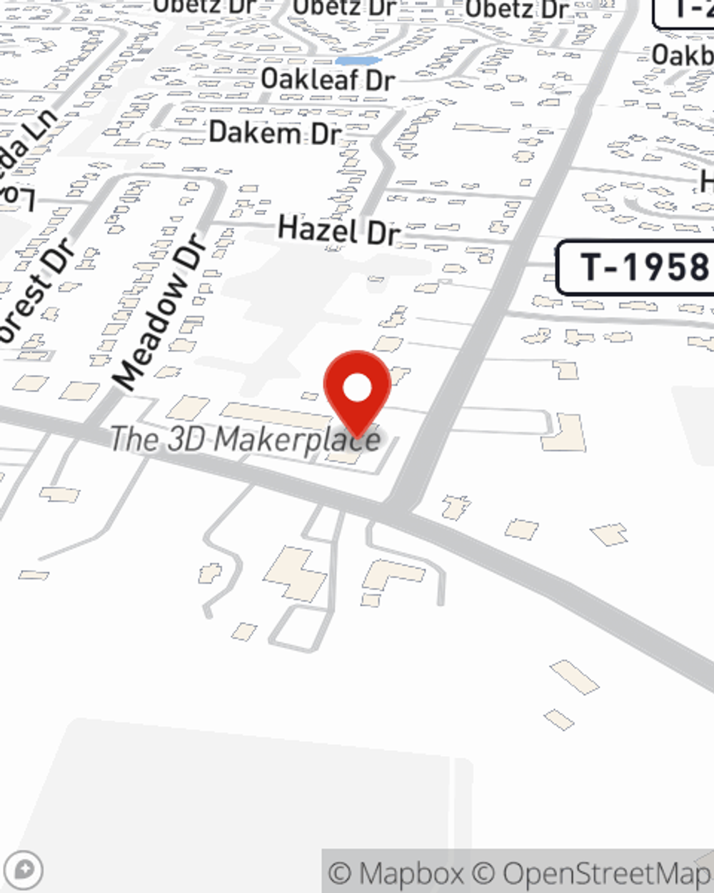 Map showing State Farm Agent Mick Lundy's office at 2430 Dayton Xenia Rd, Suite C, Beavercreek, OH