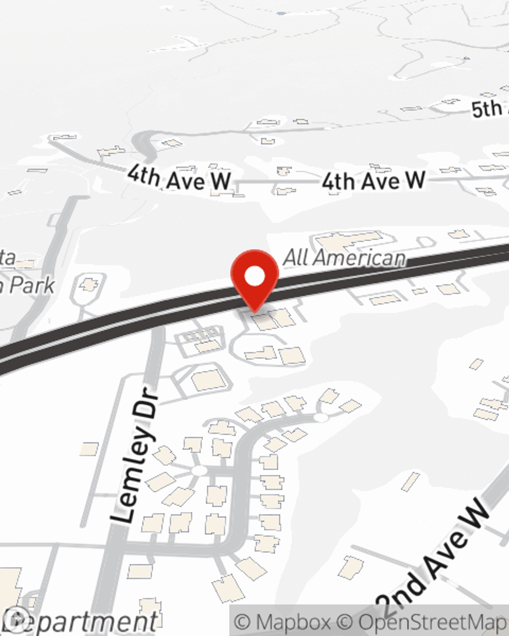 Map showing State Farm Agent Kim Lee-Hammett's office at 28254 State Hwy 75, Oneonta, AL