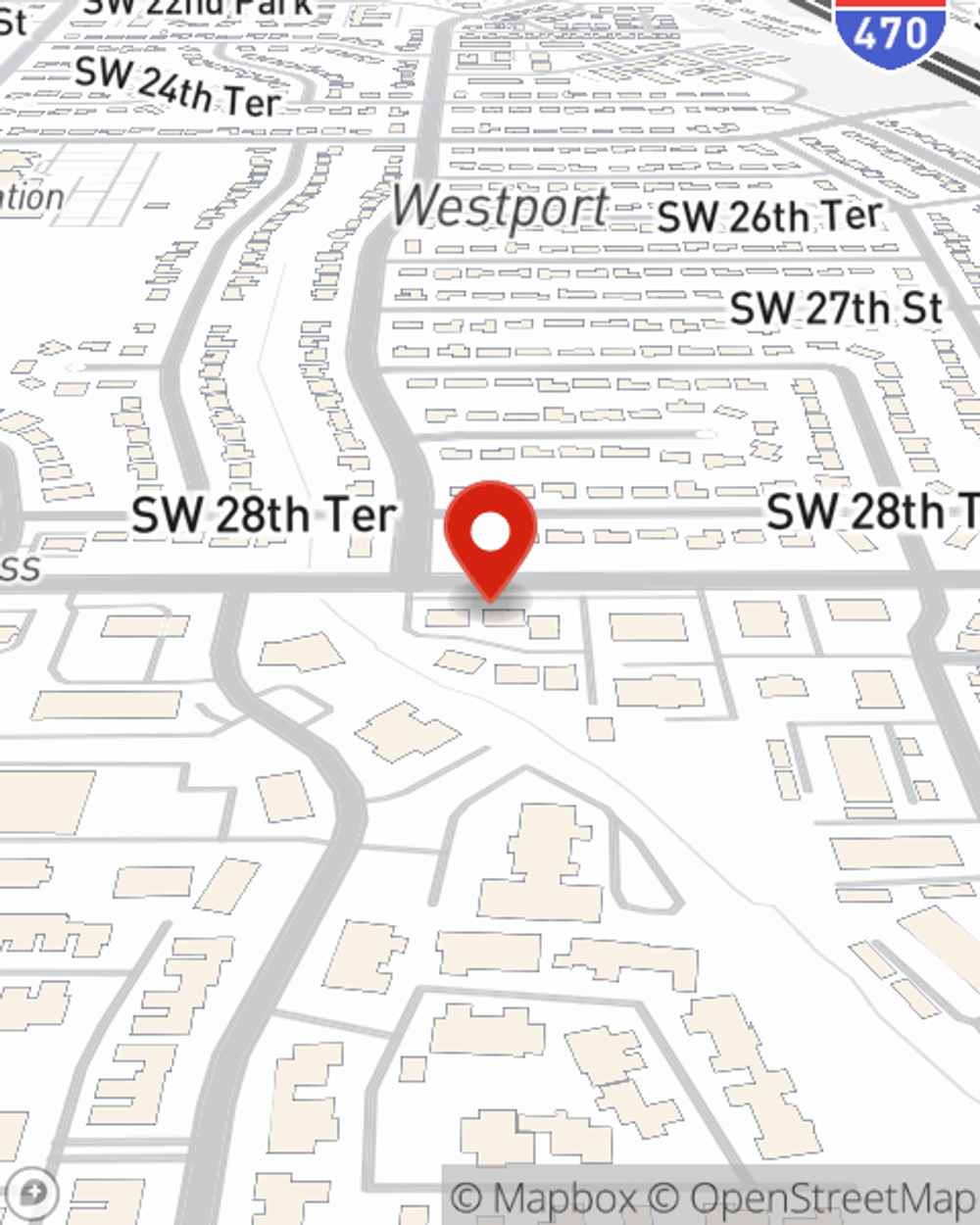 Map showing State Farm Agent Layne Keller's office at 5851 SW 29th Street, Topeka, KS