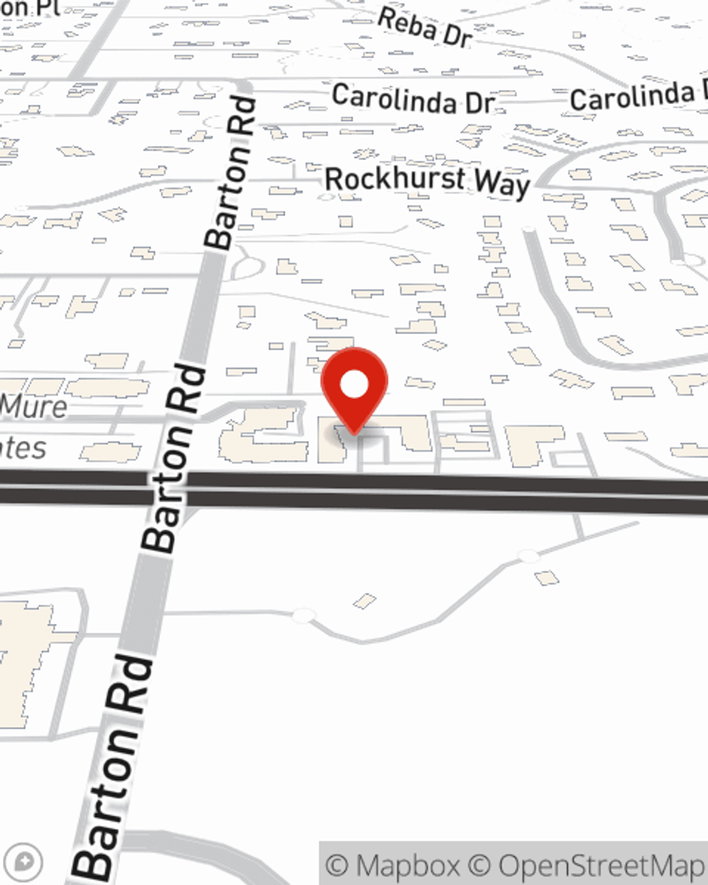 Map showing State Farm Agent Matt Copeland's office at 6049 Douglas Blvd, Suite 1, Granite Bay, CA